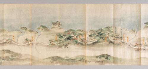 中辺路･大辺路及熊野川図