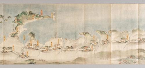 中辺路･大辺路及熊野川図