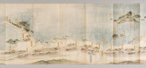 中辺路･大辺路及熊野川図