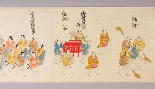 和歌祭行列図絵巻（乙本）