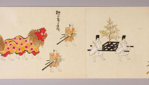 和歌祭行列図絵巻（乙本）