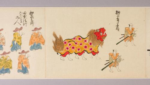 和歌祭行列図絵巻（乙本）