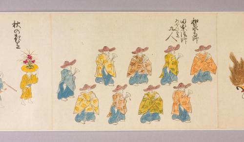 和歌祭行列図絵巻（乙本）