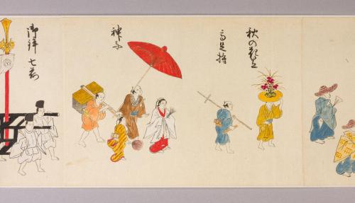 和歌祭行列図絵巻（乙本）