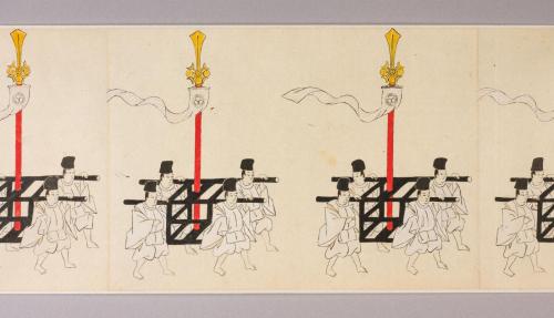 和歌祭行列図絵巻（乙本）