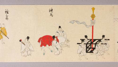 和歌祭行列図絵巻（乙本）