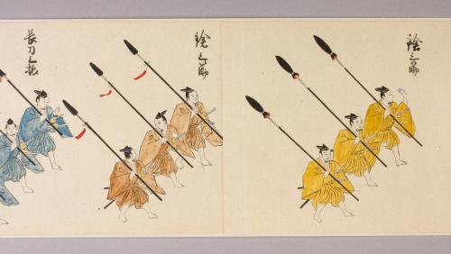 和歌祭行列図絵巻（乙本）