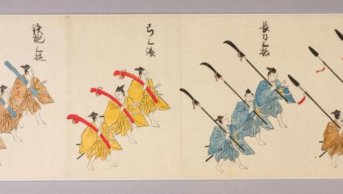 和歌祭行列図絵巻（乙本）