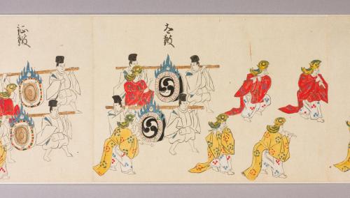 和歌祭行列図絵巻（乙本）