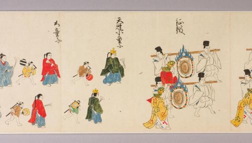 和歌祭行列図絵巻（乙本）