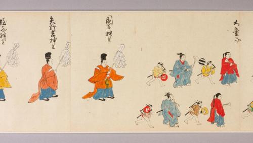 和歌祭行列図絵巻（乙本）