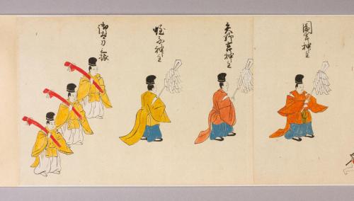 和歌祭行列図絵巻（乙本）