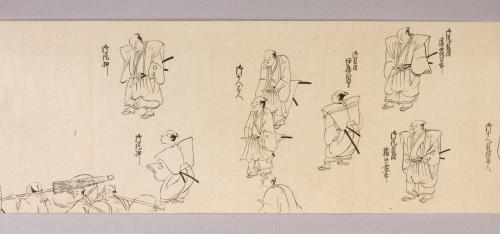 種姫君御入輿御行列絵図