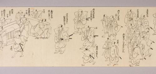 種姫君御入輿御行列絵図