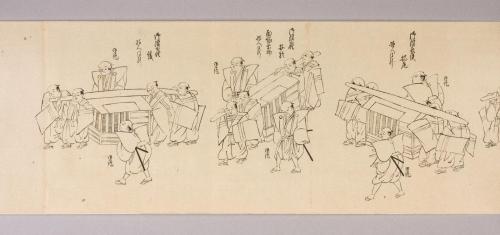 種姫君御入輿御行列絵図