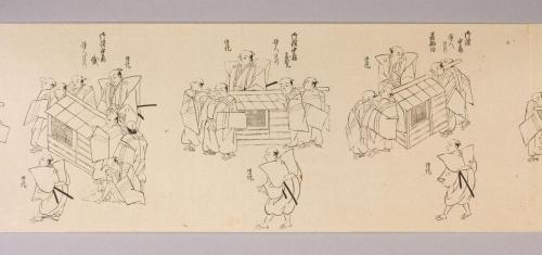 種姫君御入輿御行列絵図