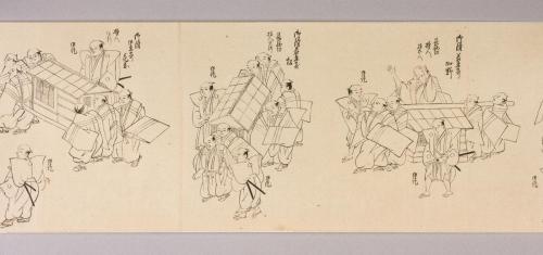 種姫君御入輿御行列絵図