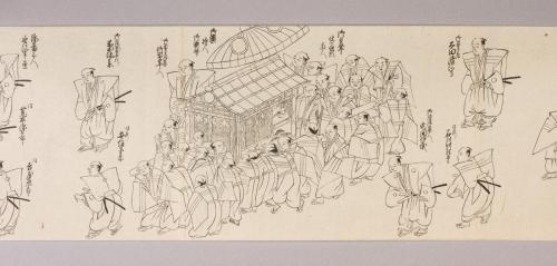 種姫君御入輿御行列絵図