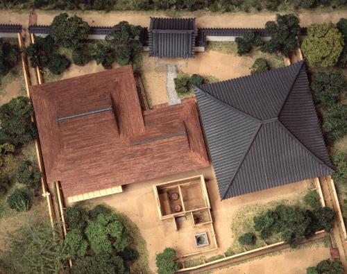根来寺坊院復元模型
