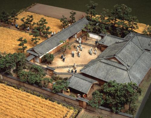 増田家住宅復元模型
