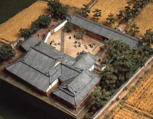 増田家住宅復元模型