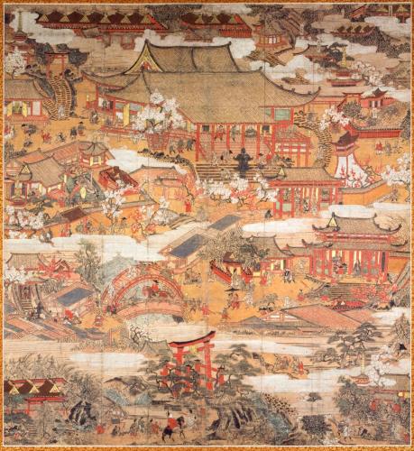 粉河寺参詣曼荼羅図