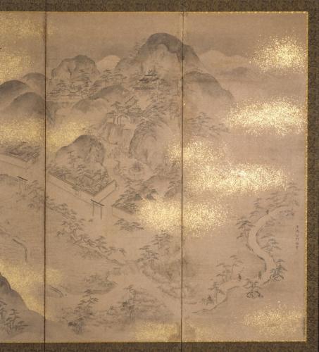 和歌浦名草山図屏風
