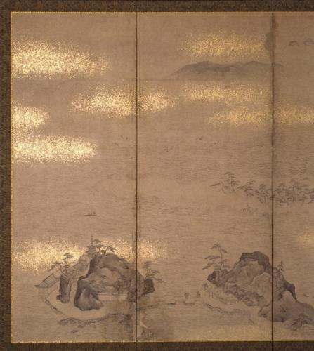 和歌浦名草山図屏風