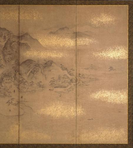 和歌浦名草山図屏風