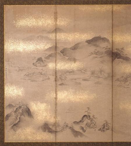 和歌浦名草山図屏風