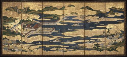 和歌浦厳島図屏風