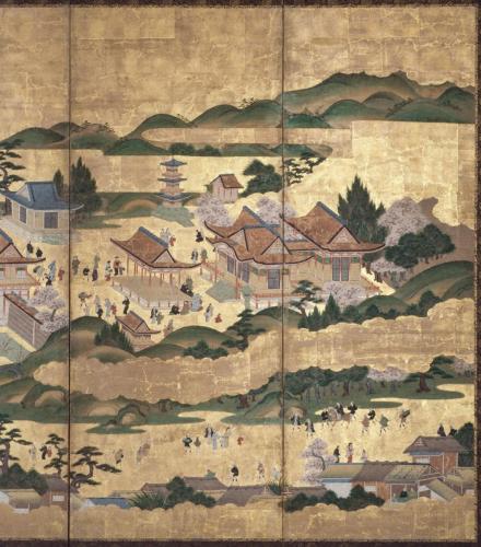 和歌浦厳島図屏風