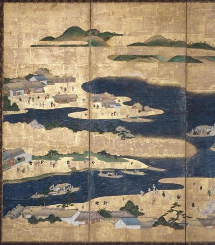 和歌浦厳島図屏風