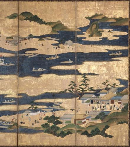 和歌浦厳島図屏風