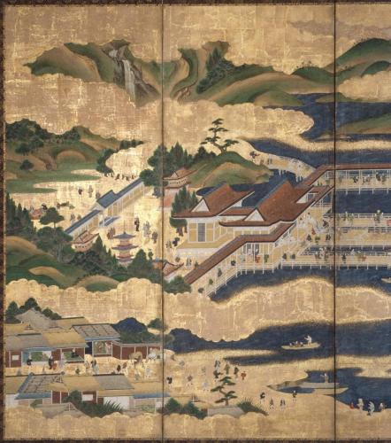 和歌浦厳島図屏風