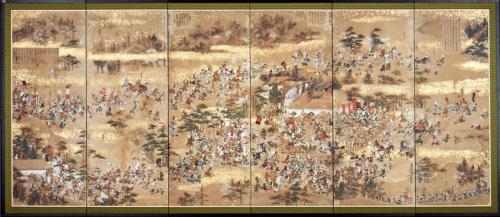 紀州本川中島合戦図屏風