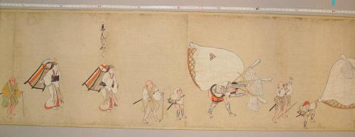 和歌祭行列図絵巻（甲本）