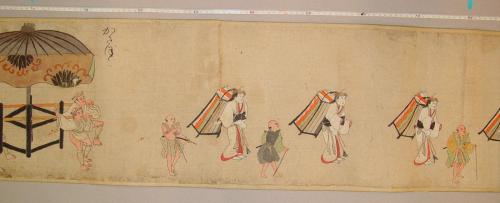 和歌祭行列図絵巻（甲本）