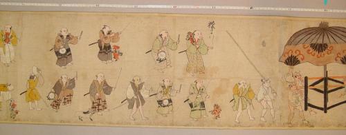 和歌祭行列図絵巻（甲本）