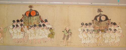 和歌祭行列図絵巻（甲本）
