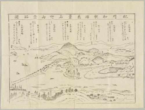 紀州和歌浦真景名艸山登臨図