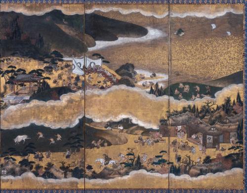 和歌浦図屏風