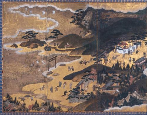 和歌浦図屏風