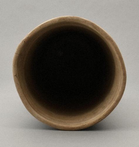 南紀高松焼　染付高松茶屋根上松図花生
