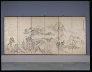 山水図屛風