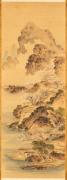 春景山水図