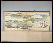 和歌祭図屏風