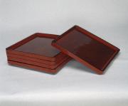 根来塗　角丸折敷