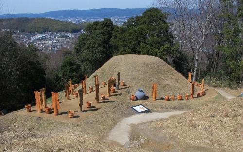 前山A58号墳　整備後墳丘全景