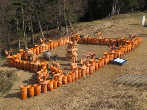 大日山35号墳　東造り出し復元埴輪
